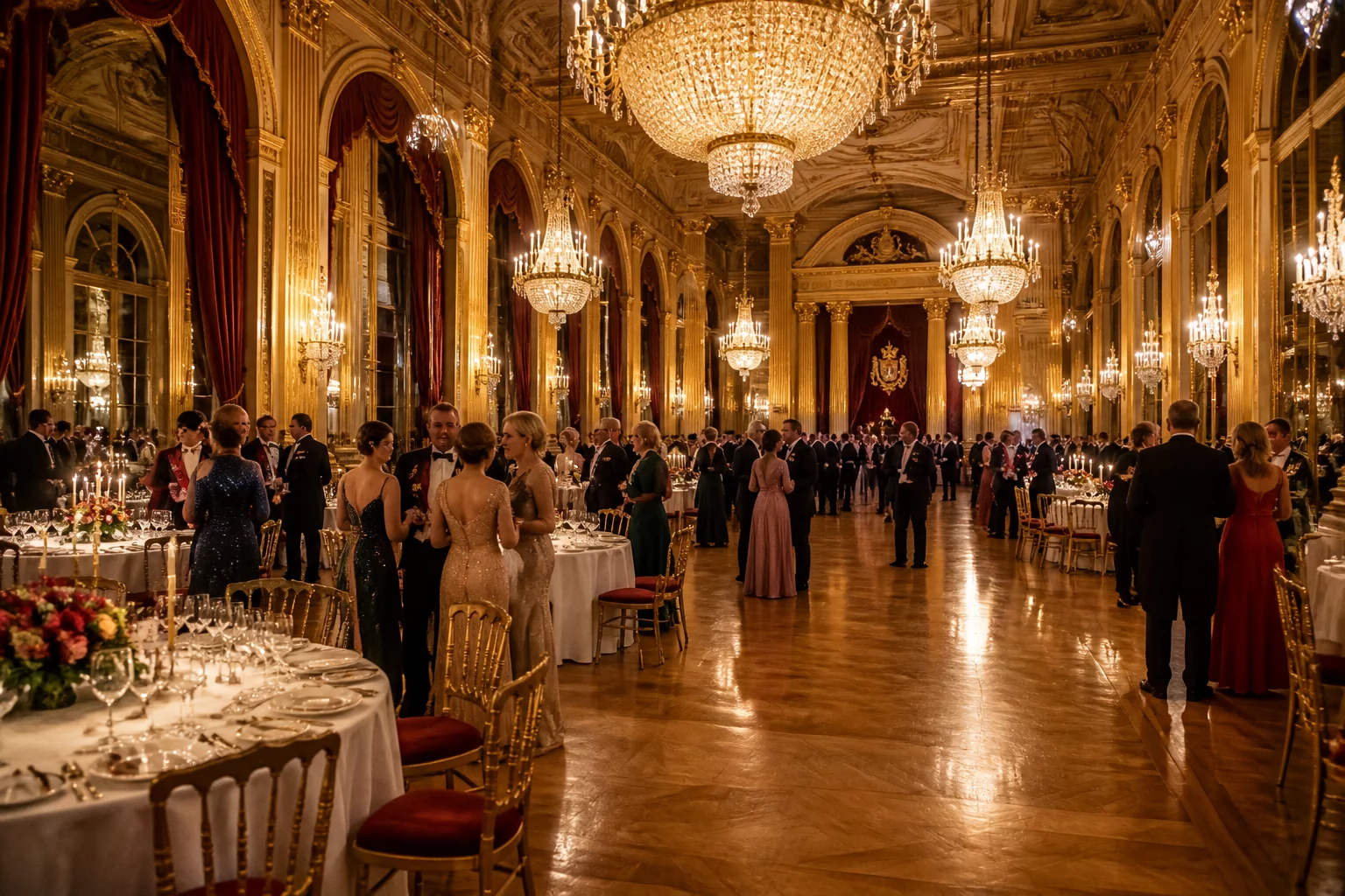Dresscode-Etikette für Galadinner und offizielle Empfänge
