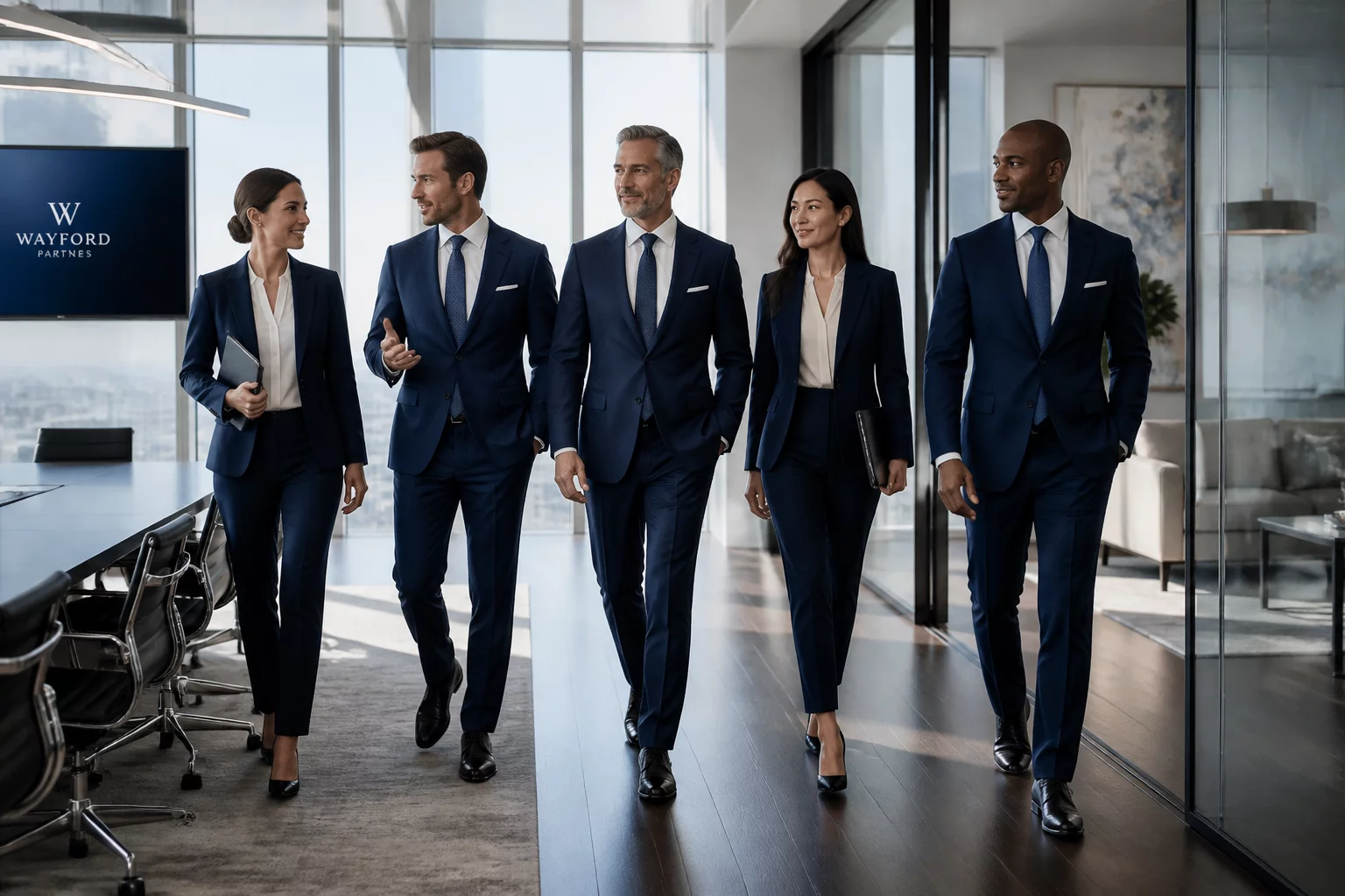 Maßschneiderei für Business- und Führungs-Crew-Uniformen
